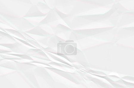 Photo for Discover the finest Crumpled White Paper Texture for your creative projects! Our high-resolution, premium-quality paper texture adds depth and authenticity to your designs. Ideal for stock agencies seeking versatile textures for backgrounds, overlays - Royalty Free Image