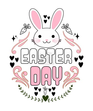 Easter Day Bunny T-shirt, Hoodie, sticker, mug, and more items