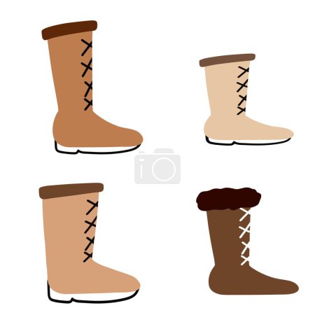 Stylish Winter Boot Designs in Earthy Tones | Lace-Up Boots Collection