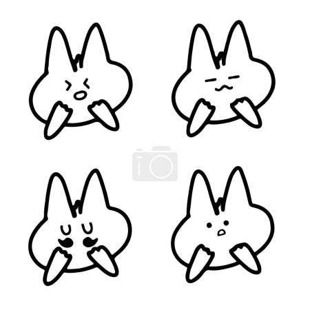 Bunny Doodles : Illustrations amusantes pour enfants & Design