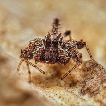 Téléchargez les photos : Portia sp. Gros plan Macro Photographie de la faune Bug - en image libre de droit