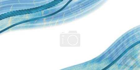   abstract blue wave background isolated background . White and Blue shades watercolor fluid painting background design. Holographic blue and golden marble