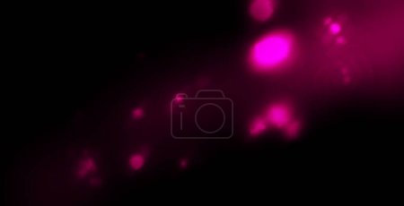   Horizontal black background with pink light. Bright pink glow. Bright lights. 