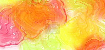   colorful smooth liquid background. Watercolor brush stroke splash background. Liquid marbling paint texture