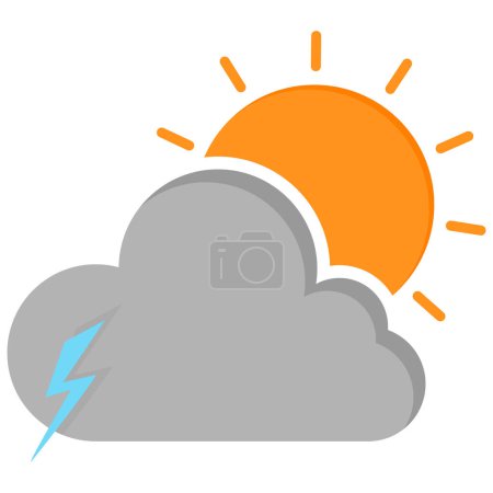 icône météo illustration vectorielle