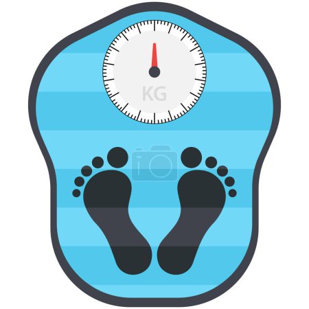 Photo for Weight Scale, Flat Vector Icon - Royalty Free Image