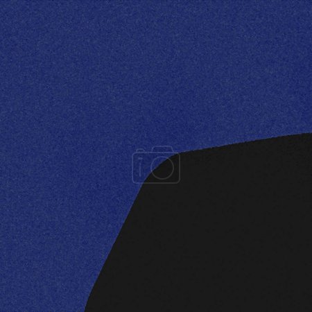 Photo for Circles atomic, blowy, blur, shaky and gradient black, midnight blue and dark slate blue abstract design hovering over innocent ground - Royalty Free Image