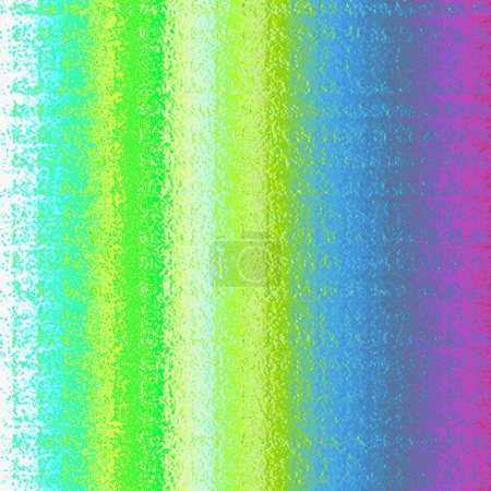 Foto de Átomos esféricos atómicos, ondulados, punteados, degradados y pintura aceitosa formas coloridas flotando sobre suelo inocente - Imagen libre de derechos