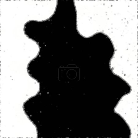 Photo for Classy shaky, dotted, windy and noisy black, white and light grey paint hovering over beautiful wall - Royalty Free Image