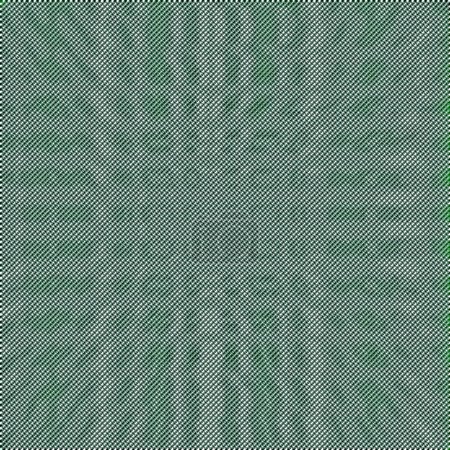 Foto de Cuadrados bloque, niebla, gradiente, ondulado, pixelado y soplado verde oscuro, negro y blanco textura flotando sobre piso inocente - Imagen libre de derechos
