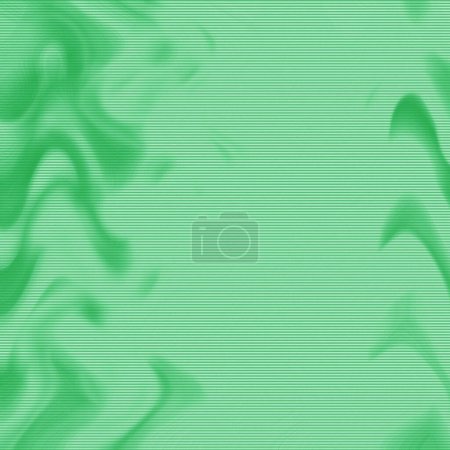 Téléchargez les photos : Dégradé artistique, pixellisé, flou, soufflant et ondulé moyen vert marin et turquoise pâle peinture sur le mur uni - en image libre de droit