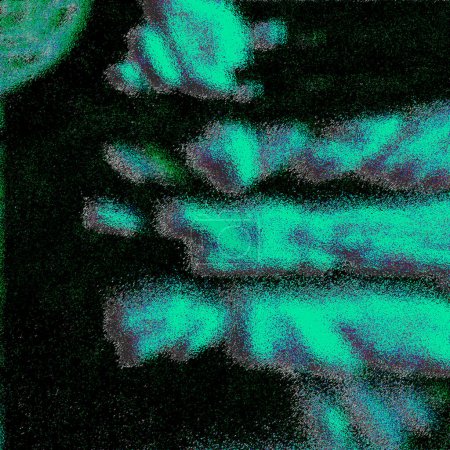 Foto de Bolas átomo de aspecto similar, ventoso, gradiente, punteado, tembloroso, borrosa y pintura colorida en relieve - Imagen libre de derechos