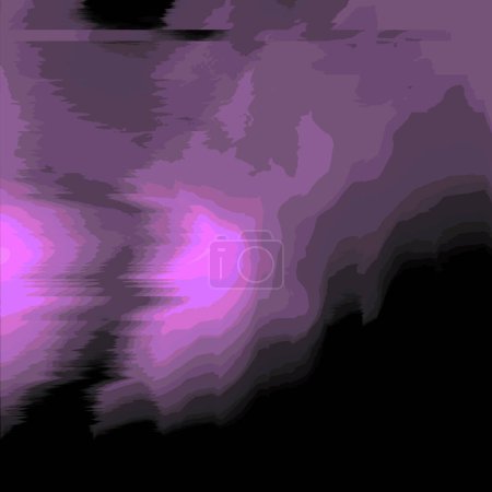 Foto de Bloqueo agudo, ondulado, pixelado, degradado, nebuloso y ventoso diseño abstracto en negro y azul pizarra oscuro - Imagen libre de derechos
