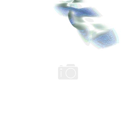 Photo for Beautiful blur, dotted and oily paint white, dark sea green and light steel blue paint - Royalty Free Image