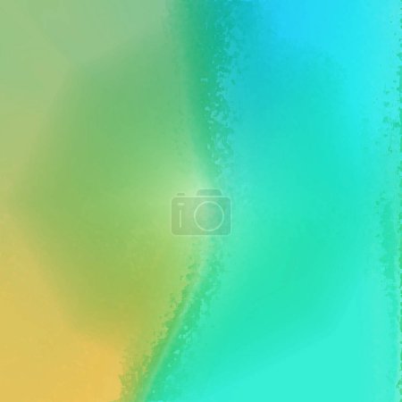 Photo for Squares 3d blocks, many dots, shaky, gradient, blur and blowy multicolor texture hovering over beautiful ground - Royalty Free Image