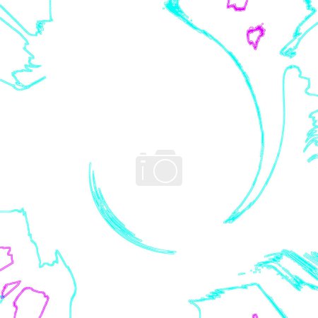 Foto de Círculos atómico, ondulado, borroso, pixelado, gradiente, soplado y giro textura blanca - Imagen libre de derechos