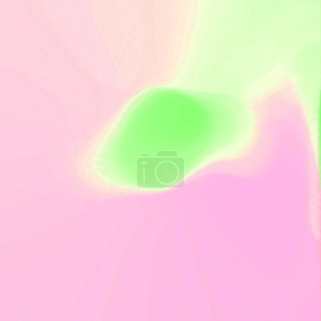 Téléchargez les photos : Atome sphérique atomique, soufflant, dégradé, pixellisé et design abstrait multicolore flou planant sur un beau sol - en image libre de droit