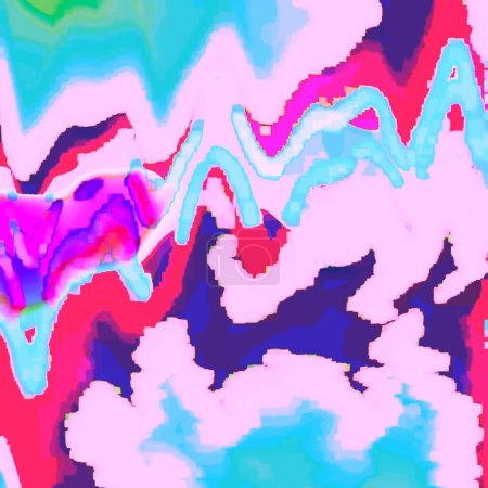 Foto de Círculos atómico, gradiente, poco claro, tembloroso, soplado y punteado diseño abstracto de colores en la pared lisa - Imagen libre de derechos