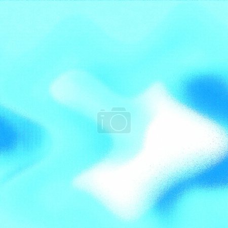 Photo for Spherical atoms atomic, many dots, blurry, shaky, blowy and gradient aquamarine, white and aqua patterns hovering over innocent floor - Royalty Free Image