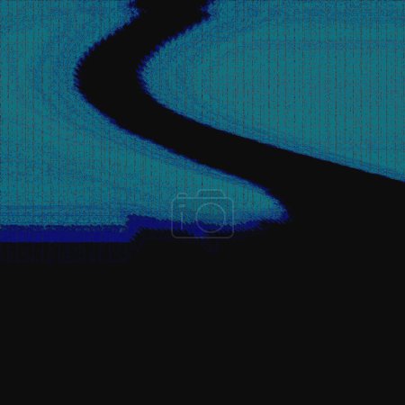Foto de Cuadrados bloques, gradiente, poco claro, soplado, punteado y ondulado negro, medianoche azul y verde azulado patrones - Imagen libre de derechos