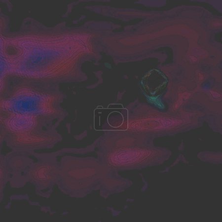 Foto de Fantasía caótica patrón fractal colorido. formas fractales abstractas. 3 d representación fondo de ilustración o fondo de pantalla. - Imagen libre de derechos