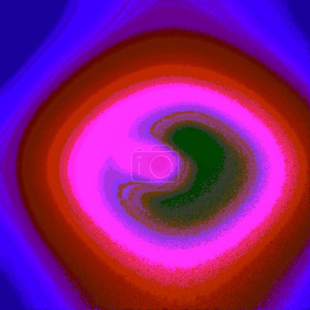 Foto de Gradiente, brisa, pixelada, ondulada y nebulosa textura multicolor flotando sobre el suelo gradiente - Imagen libre de derechos