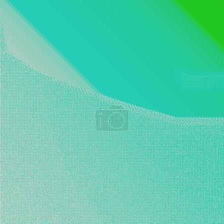 Foto de Bolas atómicas, punteadas, gradiente, ondulado y mosaico azulejos de color verde mar claro formas de varios tamaños - Imagen libre de derechos