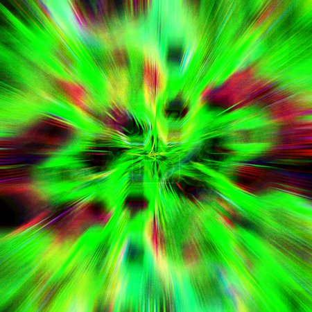 Foto de Círculos atómico, borroso, brisa, tembloroso, gradiente y muchos puntos patrones multicolor - Imagen libre de derechos