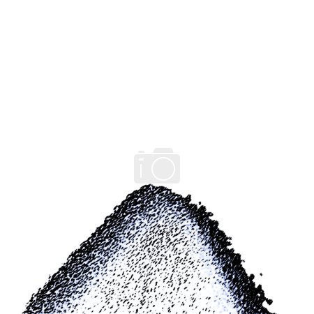 Photo for Black glitter confetti. abstract shiny confetti background. falling color on with silver design. design template with tiny glitter background. - Royalty Free Image