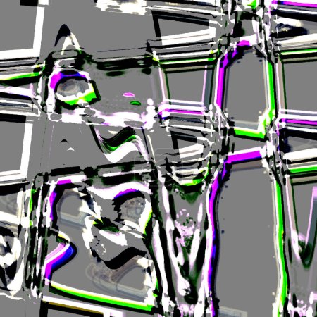Téléchargez les photos : Fantaisie chaotique motif fractal coloré. formes fractales abstraites. 3 d rendu fond d'illustration ou papier peint. - en image libre de droit