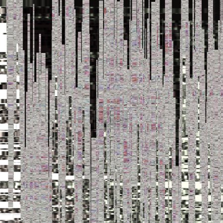 Photo for Glitch digital glitch screen. pixel noise. - Royalty Free Image