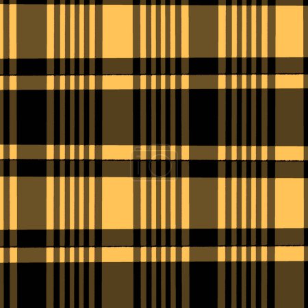 Photo for Seamless pattern with scottish tartan texture. repeatable pattern with check lines texture. flat vector backdrop of paper style print. - Royalty Free Image