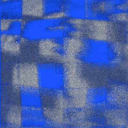 Photo for Abstract background with blue and white squares - Royalty Free Image