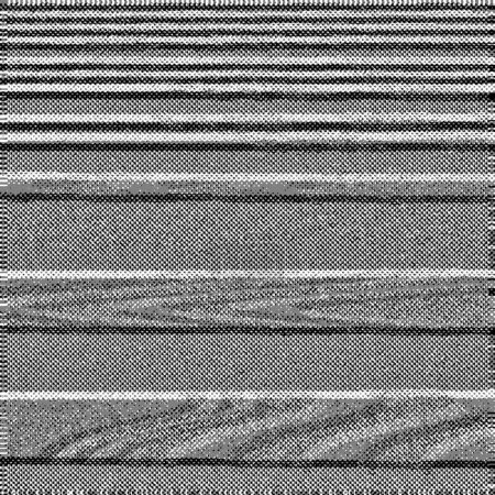 Foto de Bolas atómicas, borroso, ondulado, punteado, gradiente, soplado y 3d en blanco y negro formas en hermoso suelo - Imagen libre de derechos