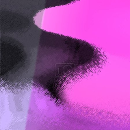 Photo for Extruded blocky, gradient, shaky, blurry, pixelated and blowy colorful paint - Royalty Free Image