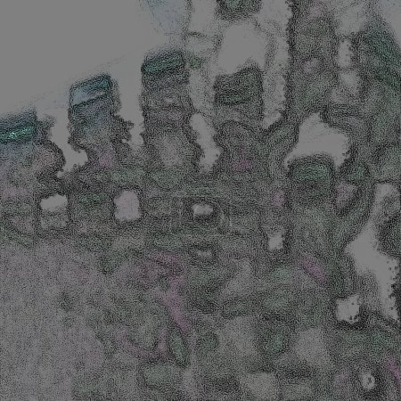 Foto de Borroso, soplado, ondulado y punteado fondo gris pizarra flotando sobre la pared inocente - Imagen libre de derechos