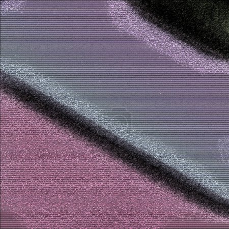 Foto de Círculos átomo de aspecto similar, niebla, tembloroso, gradiente, soplado y muchos puntos textura multicolor - Imagen libre de derechos