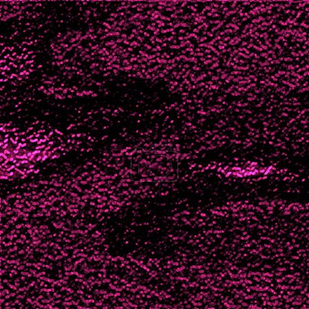 Foto de Bolas átomo de aspecto similar, nebuloso, pixelado, ventoso y grasoso medio violeta rojo, marrón y negro de fondo - Imagen libre de derechos