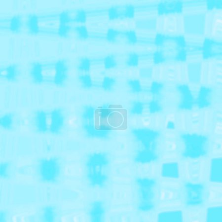 Photo for Cubes blocky, windy, dotted and shaky light sky blue and light cyan abstract design - Royalty Free Image