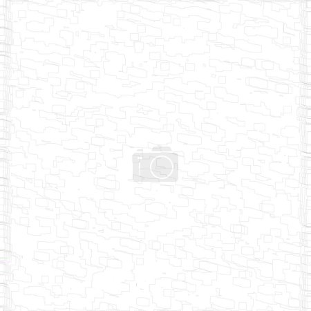 Photo for Extruded blocky, windy, many dots, gradient, blurry and shaky white, light grey and white smoke shapes - Royalty Free Image