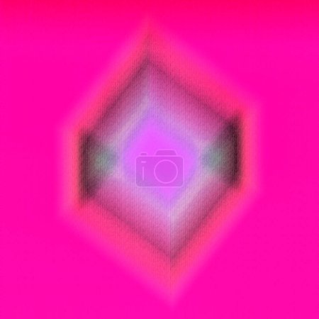 Foto de Cubos bloqueados, soplado, muchos puntos, poco claro, ondulado y gradiente rosa profundo, fondo de orquídea y ciruela flotando sobre suelo inocente - Imagen libre de derechos