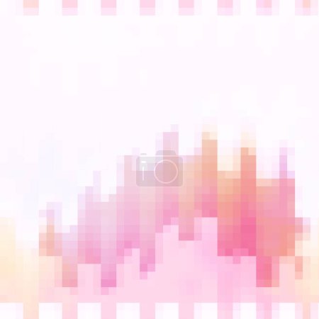Photo for Prompted Receipt, Cubes blocky, blur, breezy, gradient, pixelate and tiles lavender blush, light coral and wheat texture - Royalty Free Image