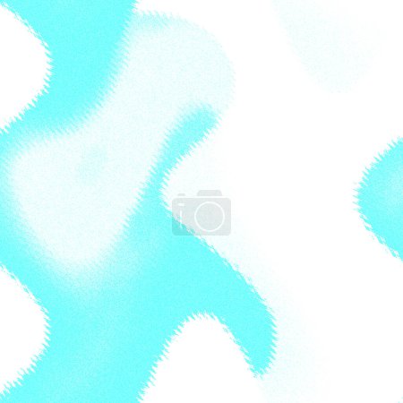 Photo for Usually Transparency, Squares blocks, windy, blurry, gradient and wavy white and aqua texture - Royalty Free Image
