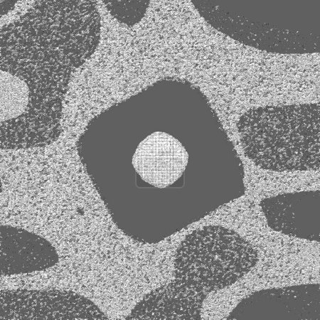 Foto de Quorum Bullets Hj, Sharp blocky, soplado, pixelado, gradiente, ondulado y borroso oscuro fondo de humo gris y blanco en suelo inocente - Imagen libre de derechos