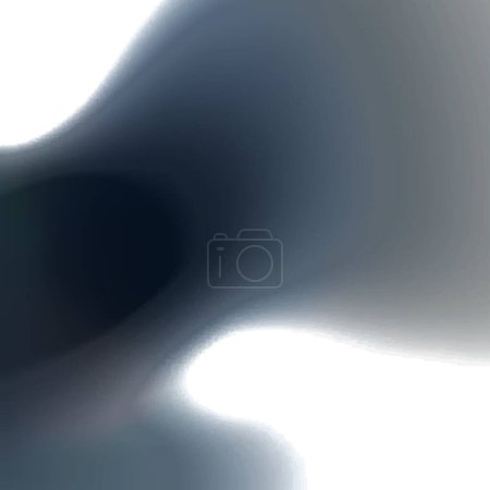 Foto de Waterford Sin conexión, Real niebla y ondulado gris pizarra oscura, medianoche azul y blanco formas de varios tamaños que se cierne sobre la pared inocente - Imagen libre de derechos
