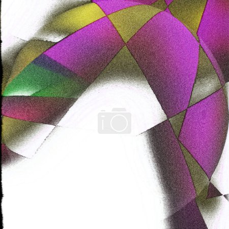 Photo for Extraordinary Reboot, Beautiful dotted, windy and gradient multicolor abstract design - Royalty Free Image