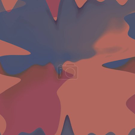 Photo for Ol Emailed, Squares blocky, dotted, blowy, wavy, gradient and unclear slate gray, sienna and indian red abstract design on plain ground - Royalty Free Image
