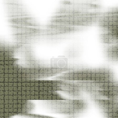 Garde Assoc, Pixelate, blur, breezy and mosaic tiles gray, white smoke and white abstract design hovering over plain ground-stock-photo