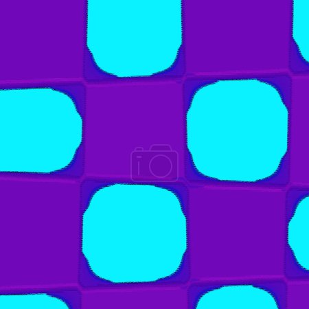 Photo for Colts Trick Adverse, Spherical atoms atom look-alike, gradient, shaky, breezy, foggy and many dots dark violet, aqua and indigo texture on beautiful ground - Royalty Free Image