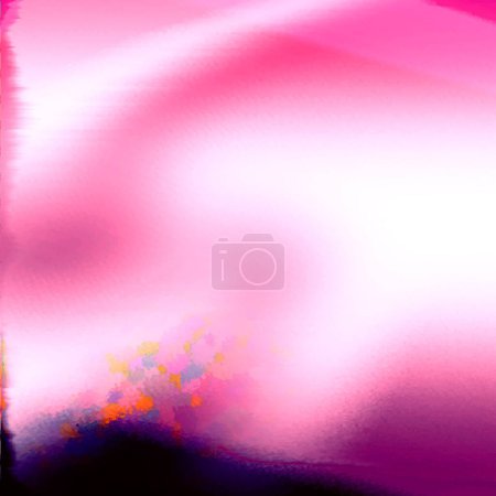 Photo for Rumble Cohort, Spherical atoms gradient, atom look-alike, shaky and breezy light pink, white and lavender blush patterns hovering over gradient ground - Royalty Free Image